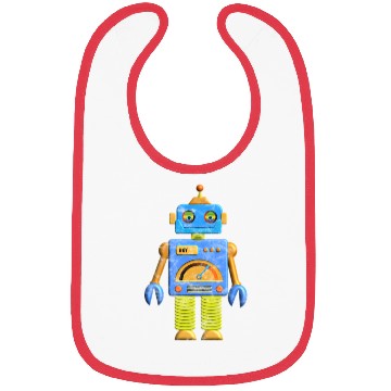 Discover Hey Robot Vintage Bibs