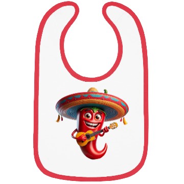 Discover Spicy Mariachi Pepper Bibs