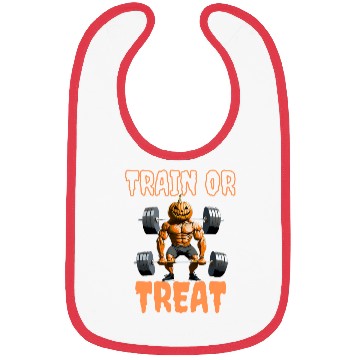 Discover Train or Teat Pumpkin Costume for Bodybuilder Bibs