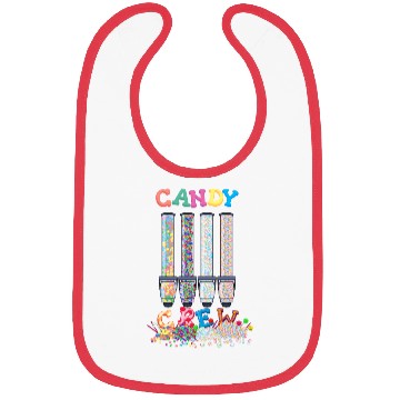 Discover Candy Crew Fruit Gum Candy Candy Bibs