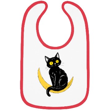 Discover Black Cat Magic Bibs