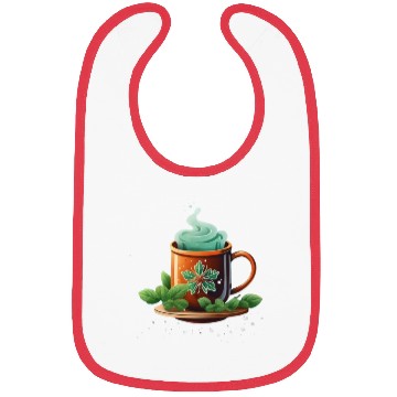 Discover hot tea with mint for winter vibes Bibs