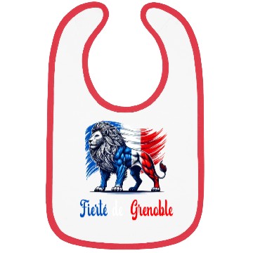 Discover The proud Grenoble flag design Bibs
