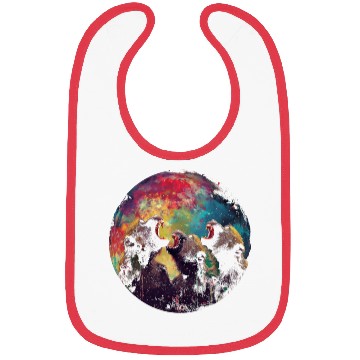 Discover Baboon Monkey Howling Moon Bibs