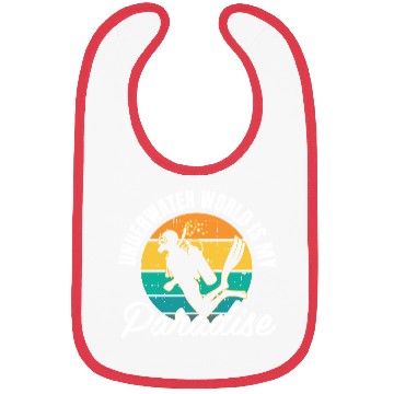 Discover Underwater World Is My Paradise Bibs