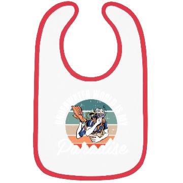 Discover Underwater World Is My Paradise Bibs