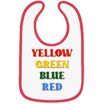 Discover PSYCHOLOGY TEST STROOP-EFFECT COLORS Bibs