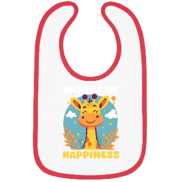 Discover Giraffe Height Of Happiness Bibs