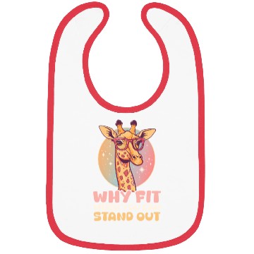 Discover Giraffe Why Fit In When You Can Stand Out? Bibs