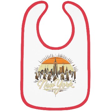 Discover New York Skyline - Iconic Cityscape Beauty Bibs