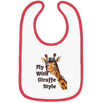 Discover Fly with Giraffe Style Adventure Bibs