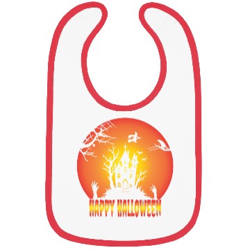 Discover Happy Halloween Vector Typography Graphics Bibs