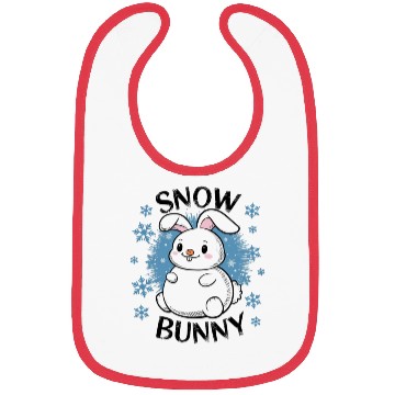 Discover snow bunny Bibs