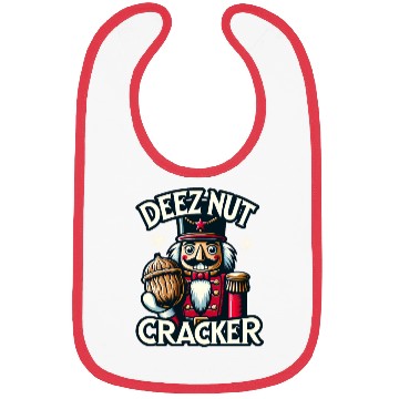 Discover Deez Nut Nutcracker Meme Bibs: Funny Christmas