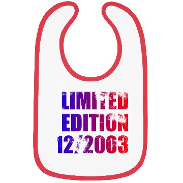 Discover 21st birthday Limited Edition 12/2003 Bibs