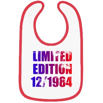 Discover 40th birthday Limited Edition 12/1984 Bibs