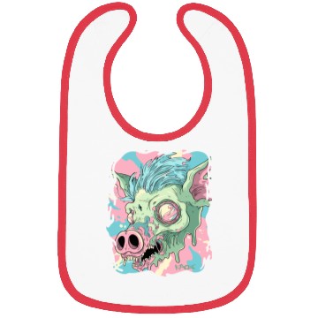 Discover Psychedelic Dreams Pig Bibs