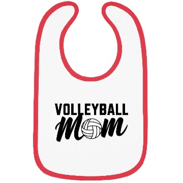 Discover Volleyball Mom Bibs