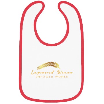 Discover Black and Gold Empowered Women Bibs