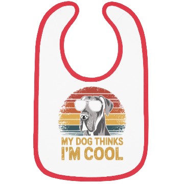 Discover Great Dane My Dog Thinks Im Cool Bibs