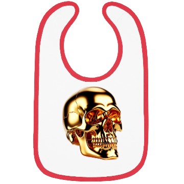 Discover Golden Skull of Fortune Bibs