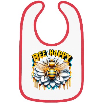 Discover Bee Happy Bibs