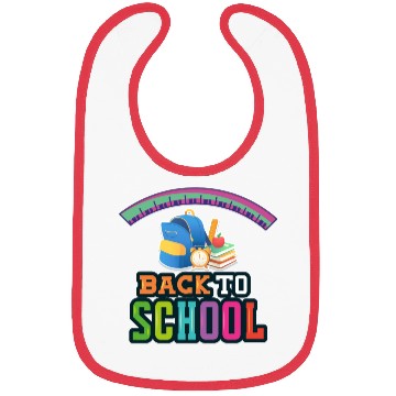 Discover Back to school colorful design. Bibs
