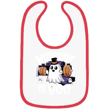 Discover Workout Is Boo Gym Fitness Halloween Top Bibs
