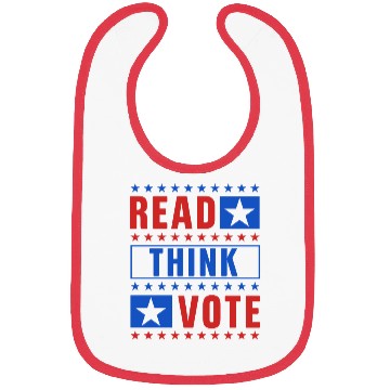 Discover Read Think Vote - Election Bibs