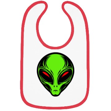 Discover Green Alien Bibs
