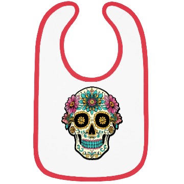 Discover Day of the Dead Sugar Skull, Flippin Sweet Gear Bibs