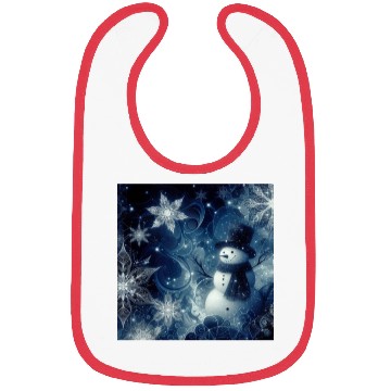 Discover vintage snowman christmas holiday Bibs
