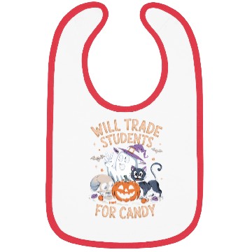 Discover Cute Halloween Black Cat Pumpkin Ghost Humor Bibs