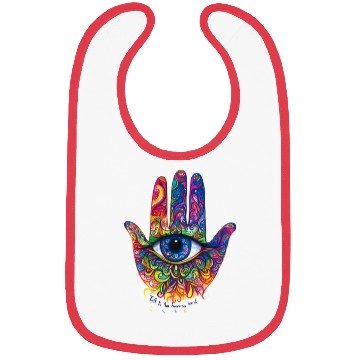 Discover Talk to the hamsa hand Bibs