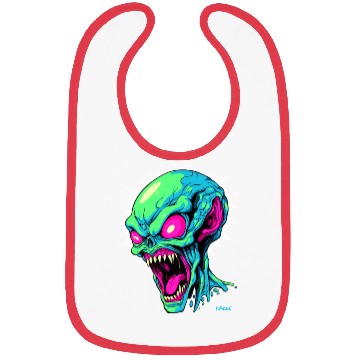 Discover Angry Alien Bibs