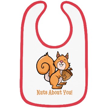 Discover Surprised Squirrel Bibs
