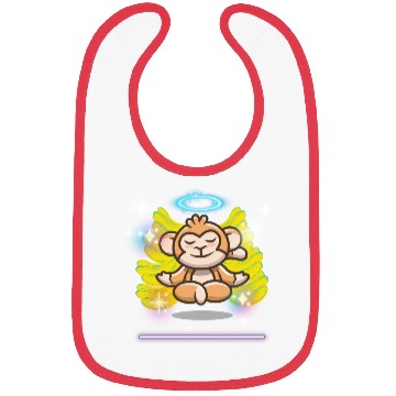 Discover yoga monkey Bibs