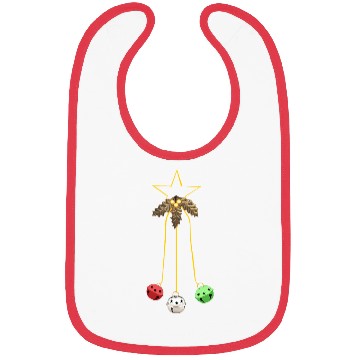 Discover Jingle Bells Star Wreath Bibs