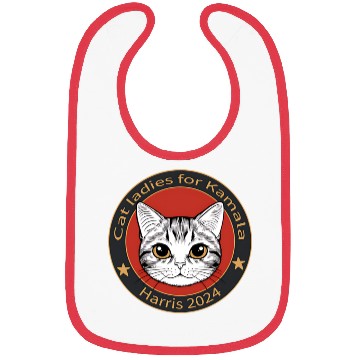 Discover Cat Ladies For Kamala Bibs