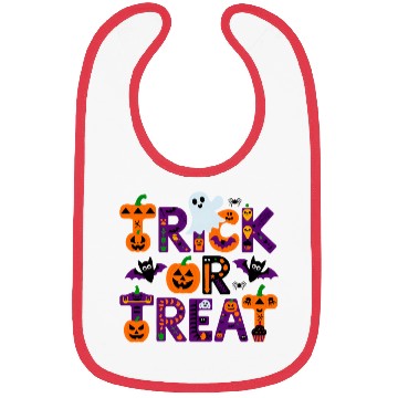 Discover Halloween Trick or Treat Bibs