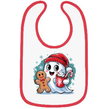 Discover Cute Christmas Ghost Bibs