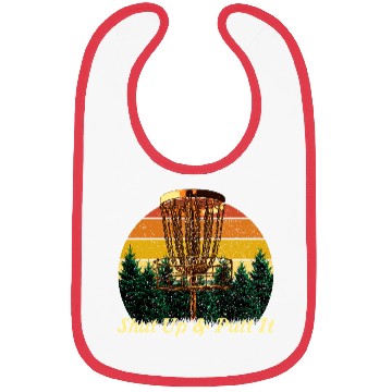 Discover Shut Up and Putt It Disc Golf Contest Golfer Games Bibs