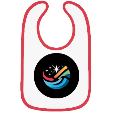 Discover Land and sky with stars Bibs
