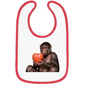 Discover Monkey love you Bibs
