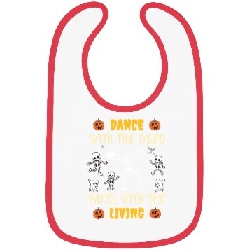 Discover Halloween Dead Dance Party Bibs design