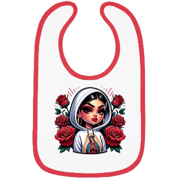 Discover Virgen de Guadalupe Our Lady of Guadalupe Bibs