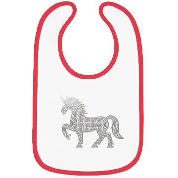 Discover Celtic Unicorn Line Art Tattoo Bibs