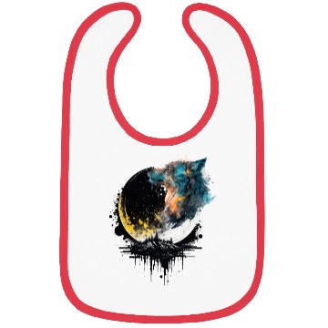 Discover Fullmoon Wolf Bibs