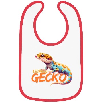 Discover yellow leopard gecko Bibs