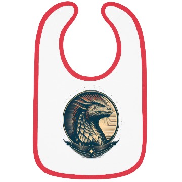 Discover Mystic Dragon Emblem Bibs Design